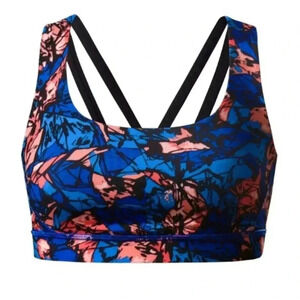 Lululemon Energy Bra Exhale Blue Pink Size 8 EUC​